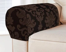 4 Pack Stretch Armrest Covers for Chairs and Sofas - Non Slip Arm Covers for Arm