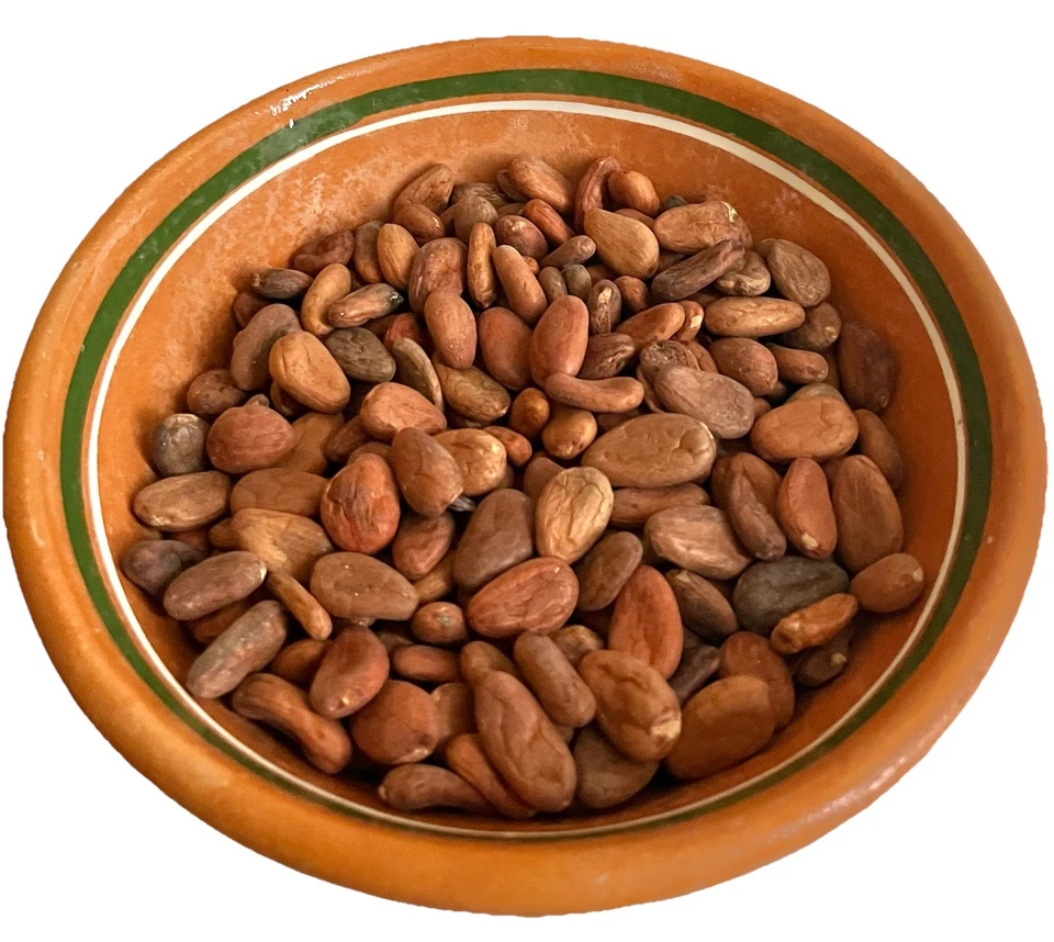 GRIOS DE CACAO 100% ORGÁNICOS Ligeramente Tostados de México Ceremonial Sin Endulzar 1 LB Foto 2 de 4