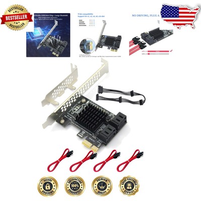 Reliable 4-Port PCIe SATA 3.0 Controller Card   Ultimate Storage Solution