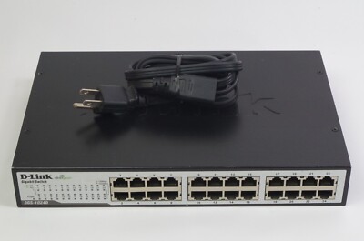 D-Link DGS-1024D 24 Port Unmanaged 100 / 1000 Gigabit Ethernet Switch
