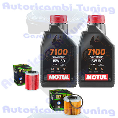 Inspektionskit Öl Motul 7100 15W50 für KTM RALLY E FACTORY 660 2006>2007