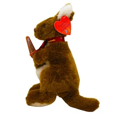 PLUSH Kangaroo & Baby Joey & Boomerang Happy Memories From Australia New w Tags