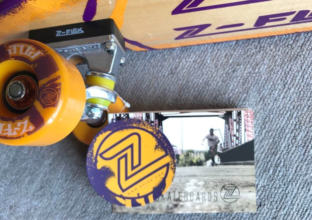 skateboard Vintage Z-FLEX P.O.P JIMMY PLUMER CRUIZER Very skateboard Vintage Z-FLEX P.O.P JIMMY PLUMER CRUIZER Very
