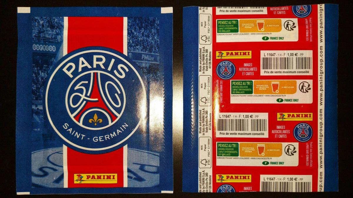 PANINI PSG PARIS SAINT GERMAIN 50 ANS 2021 1x POCHETTE NEUVE