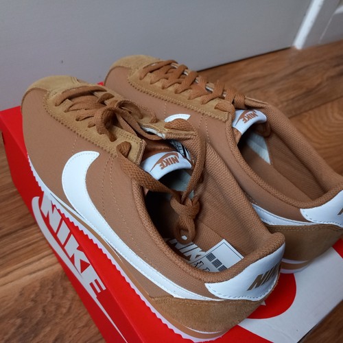 Deadstock Nike Cortez Nylon UK8.5 EU43 US9.5 gedämpft Bronze weiß brandneu in Verpackung selten - Bild 12 von 13
