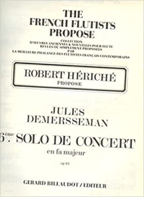 6. Konzertsolo: Für Flöte und Klavier (The French Flutists bietet an)