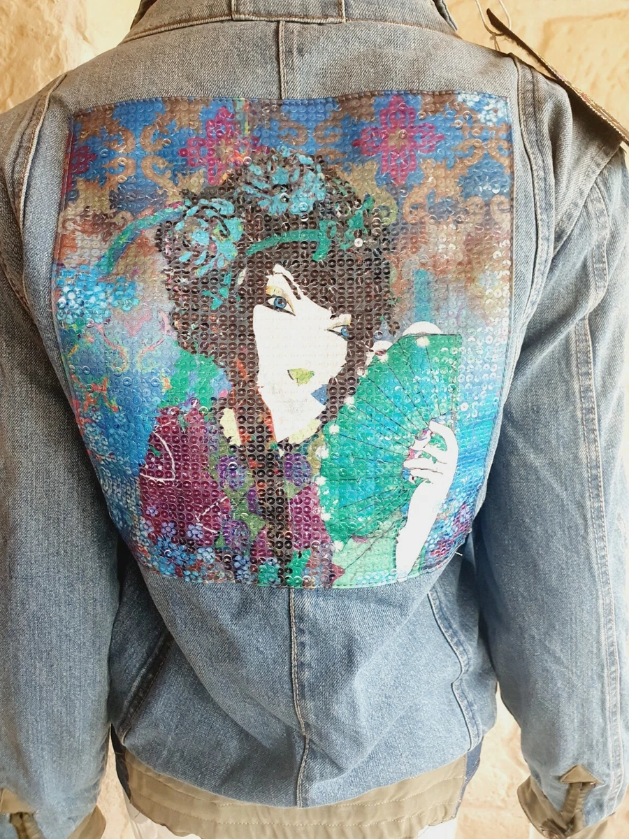 Manteau Desigual Blanc - Broderies Et Motifs Colorés - Taille 36 - Neuf Sans étiquette