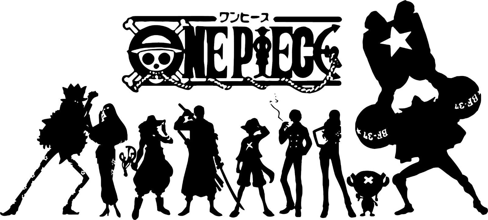 One Piece Straw Hat Pirates Logo Sticker for Sale by KaydenLee