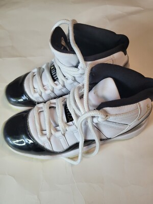 Jordan 11 Retro, Big Boy Size High Top, Lace White, 