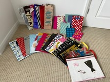 Huge 29 x Gift Bag Bundle - Disney Cars, Minions, Xmas Santa, Wine Bags Hungry