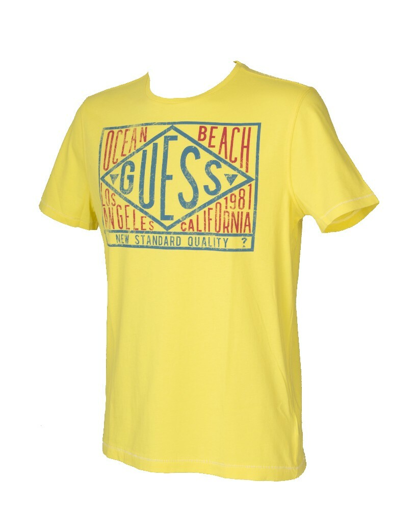 GUESS Kurzarm T-Shirt mit Rundhalsausschnitt Artikel F62I10 JER75 9990₽