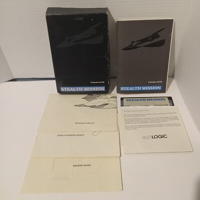 Stealth Mission Sublogic commodore 64/128 computer game IBM/PC