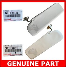 GENUINE Toyota LandCruiser 40 series HJ45 HJ47 FJ40 BJ40 LH RH Sun Visors Ivory