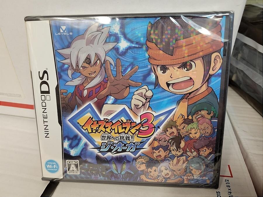 Inazuma Eleven 3: Sekai e no Chousen! The Ogre (2010) Brand New Sealed  JAPAN NDS