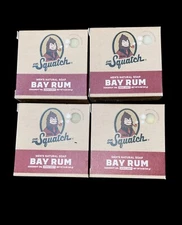 Dr. Squatch Men's Natural Soap BAY RUM w/ Coconut Oil (5 Oz) - 4 Pack!