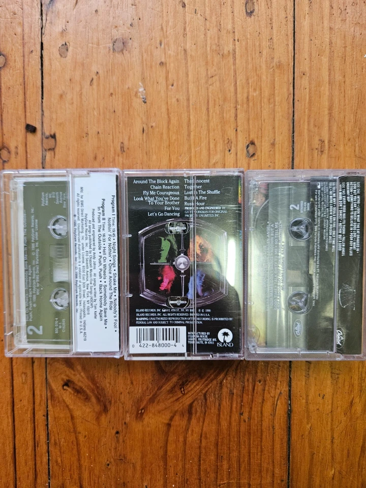 3 x ALBUMS CINDERELLA Night Songs+DRIVIN N CRYIN Fly+POISON Swallow CASSETTE - Image 3 of 4