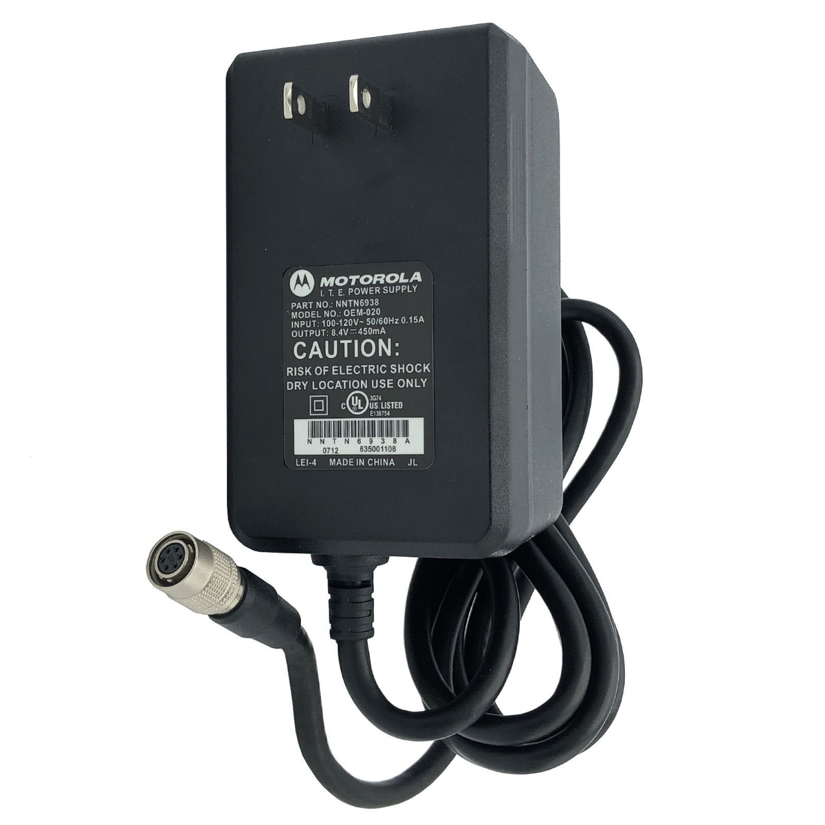 NEW Original Motorola 8.4V Adapter for XTS4000 Portable Radio