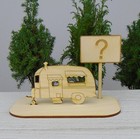 Geldgeschenk Wohnwagen Camping Reisegeld Personalisiert Ortsschild Geschenk