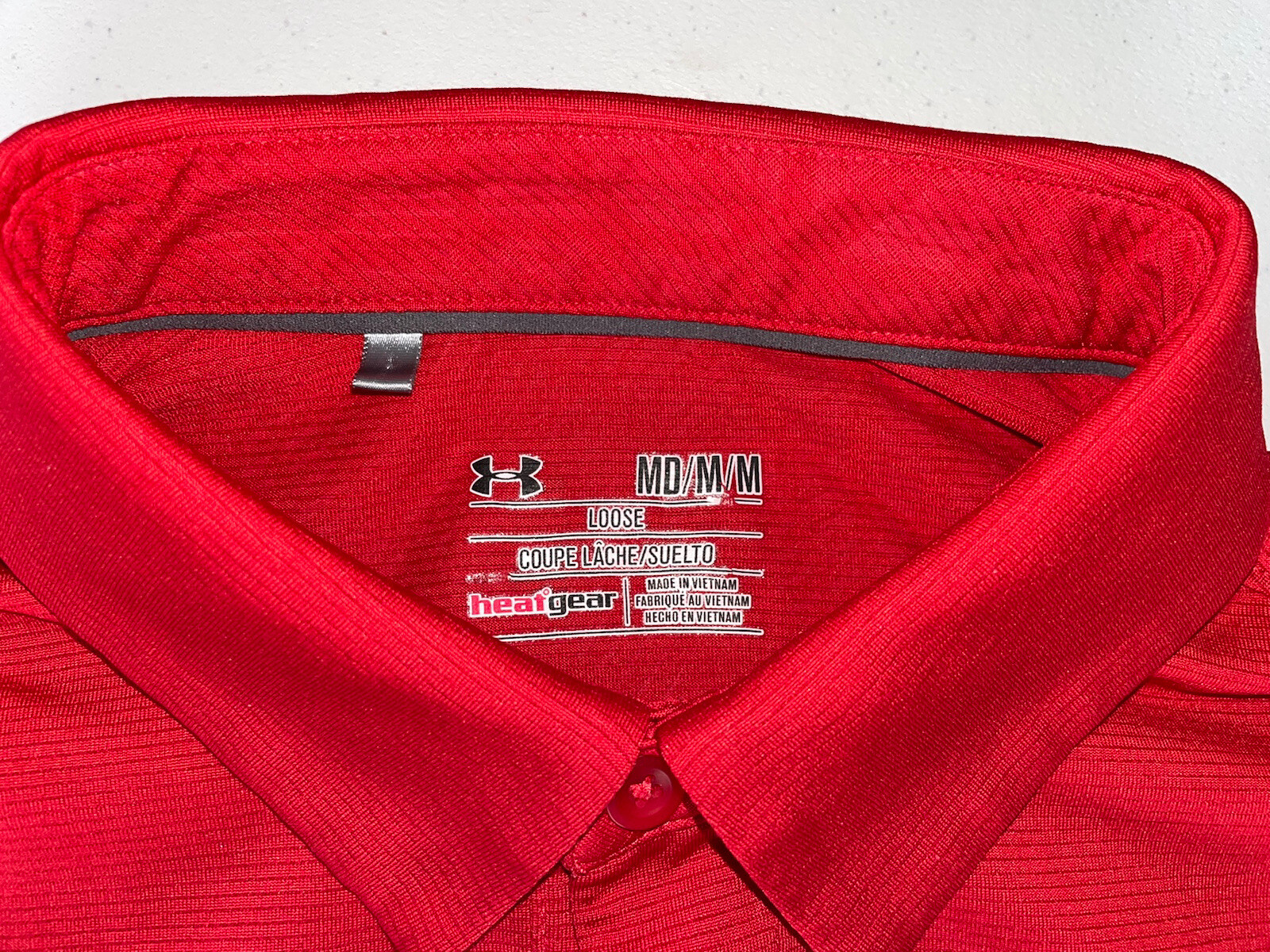 UNDER ARMOUR Coolswitch Microthread Golf Polo Shi… - image 3