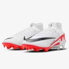 NIKE Zoom Superfly 9 Elite FG Bright Crimson/White-Black DJ4977-600 MEN'S SZ 9.5