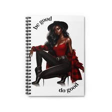 Empowering Spiral Notebook Be Good Do Good Journal for Positive Vibes, Gift