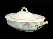 Haviland Co Schleiger 475d Covered Vegetable Serving Bowl Limoges France