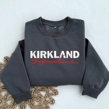 Kirkland Signature Embroidered Sweatshirt, Unisex Sweatshirt