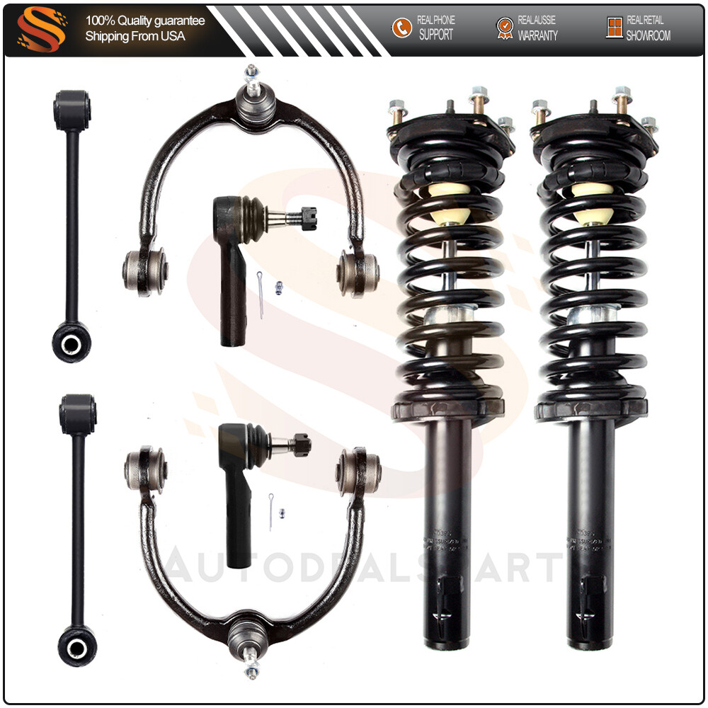 Front Shock Strut Upper Control Arm Kit 05-10 Jeep Commander Grand Cherokee