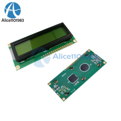 2pcs 1602 16x2 character LCD display module hd44780 controller yellow blacklight