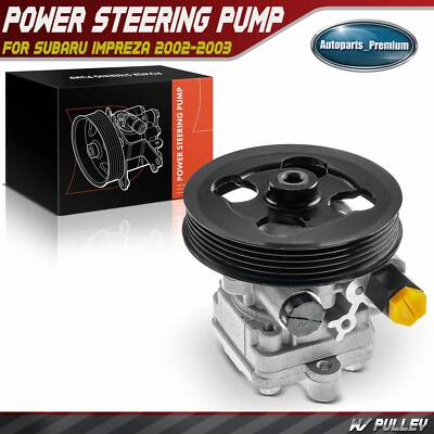 #ad New Power Steering Pump w Pulley 21 5328 for Subaru Impreza 2002 2003 H4 2.0L $114.28