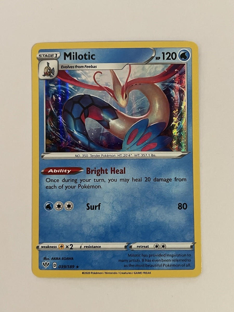 Pokémon TCG Milotic Darkness Ablaze 039/189 Holo Holo Rare