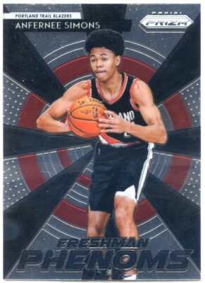 2018-19 PANINI PRIZM FRESHMAN PHENOMS ROOKIE RC ANFERNEE SIMONS TRAIL BLAZERS #2