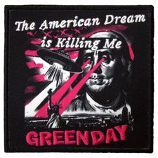 GREEN DAY - AMERICAN DREAM - WOVEN PATCH - BRAND NEW - MUSIC BAND GDPAT23