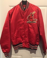 EXCELLENT CONDITION MADE IN USA VINTAGE MBL ST LOUIS CARDINALS STARTER JACKET L