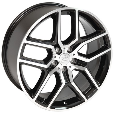 Black & Machined Face Wheel 20x9 for 2011-2017 Ford Explorer