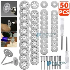 50* Diamond Cutting Wheel Fit Dremel Rotary Tool Die Grinder Metal Cut Off Disc