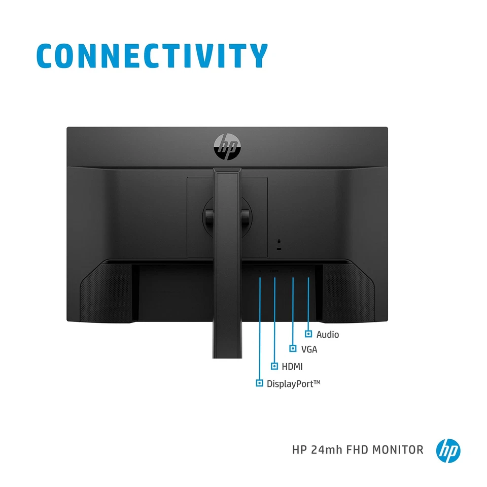 	HP 24mh FHD Computer Monitor with 23.8-Inch IPS Display 1080p - Built-In	 - Image 3 of 4