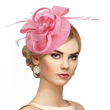 Zinniday Women 2026 Derby Hat - Classic Victoria Kentucky Fascinator 1920s Te...