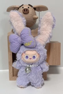 OOAK Mini Lavender Bunny Plush | Handmade Collectible Art Doll