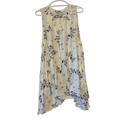 Free People Swing Floral Tunic Swing Tank Medium - Picture 7 of 11