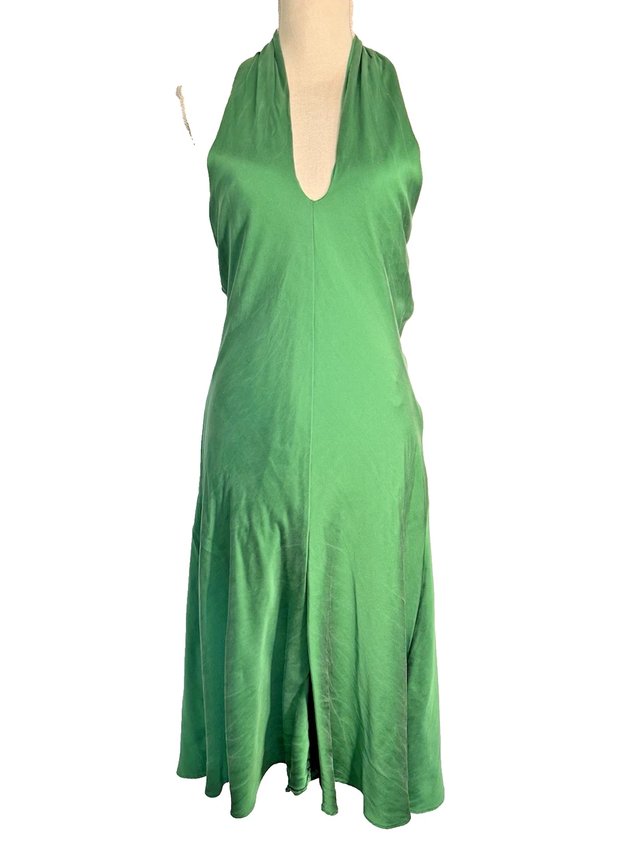 banana republic green halter dress Women's for sale Maxi halter