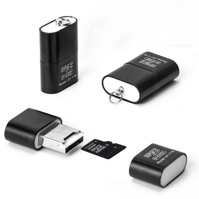 [3 Pack] Card Reader for Android,Micro SD to USB Adapter, 3 IN 1, Black 