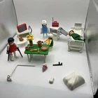 Vintage 1992 Playmobil #3495 Recovery Room Incomplete Set