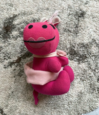 Barney Friends Baby Bop Pink Dinosaur Small Plush Stuffed Animal Toy 2007