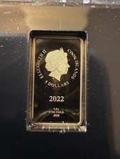 0.5g Gold Bar Coin 999, 24 Carat Harry Potter™: Hufflepuff Crest