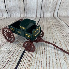 VINTAGE ERTL JOHN DEERE BUCKBOARD WAGON FARM TOY DIECAST Green