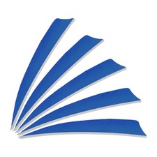 25Pcs 4 Inch Arrows Vanes Right Wing Arrow Feather Turkey Fletching, Light Blue