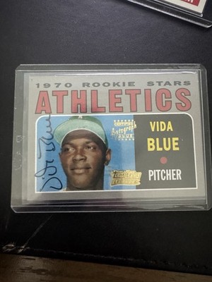 2001 Topps - Team Topps Legends Autographs Vida Blue #TT33R (AU)