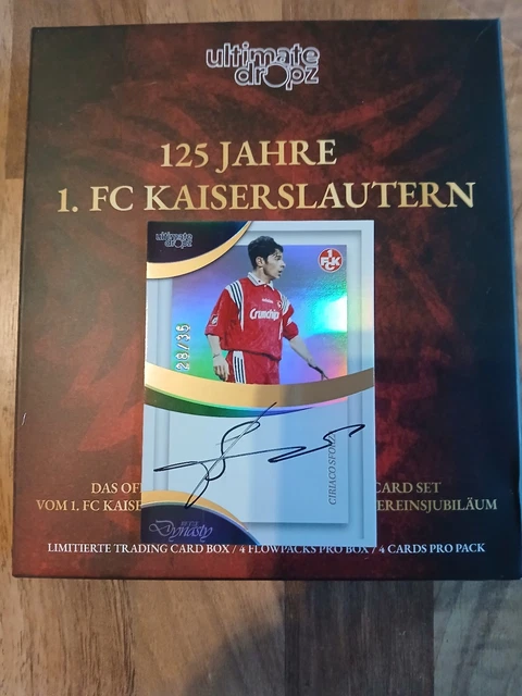 125 Jahre Kaiserslautern Ultimate Dropz Ciriaco Sforza Autogramm /35