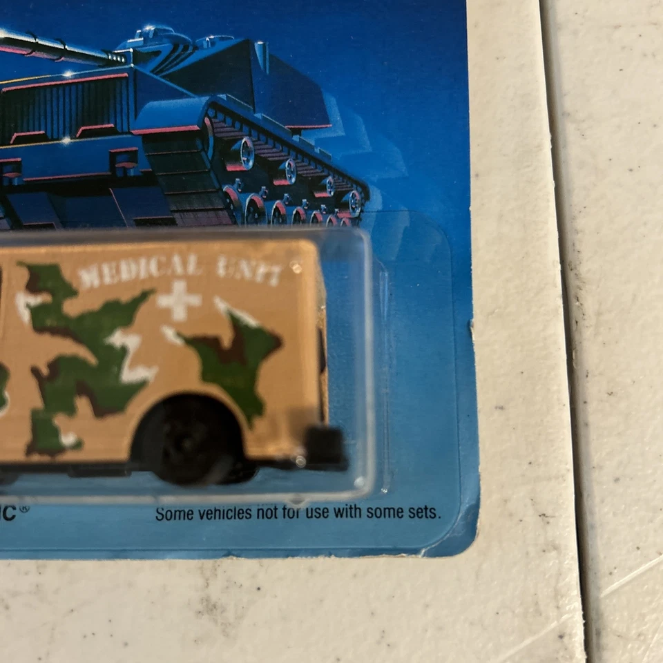 罕见老式 1982 年风火轮动作指挥战斗医疗棕褐色迷彩 #2519 — 第 3/4 张图片